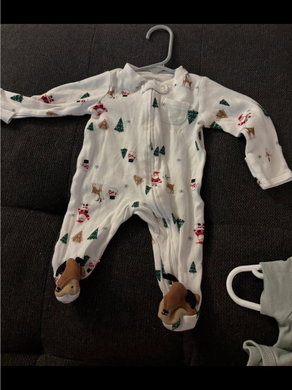 Christmas footie pajamas